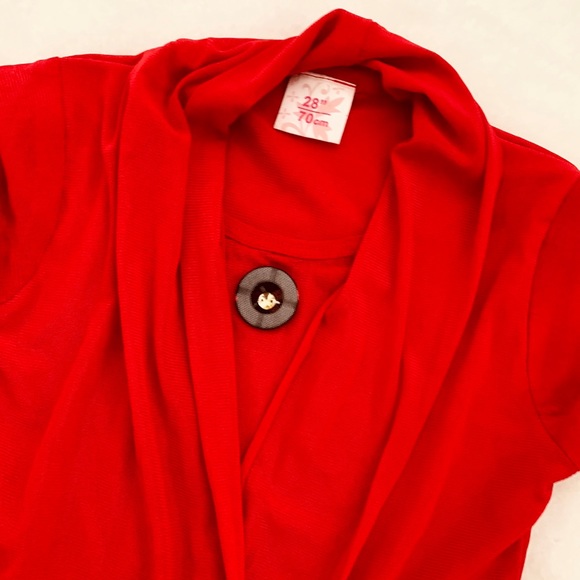 Red Two Piece Pants Set - Picture 5 of 9